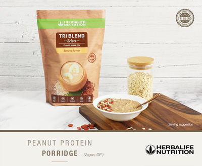 Tri-blend Peanut Protein Porridge